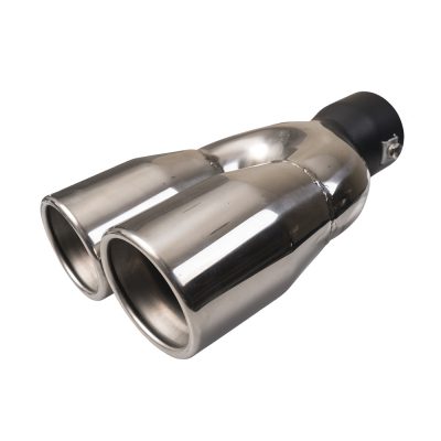 Auto Choice Direct - Exhaust Tips - Twin Circular Rolled Exhaust Tips - Car Accessories UK