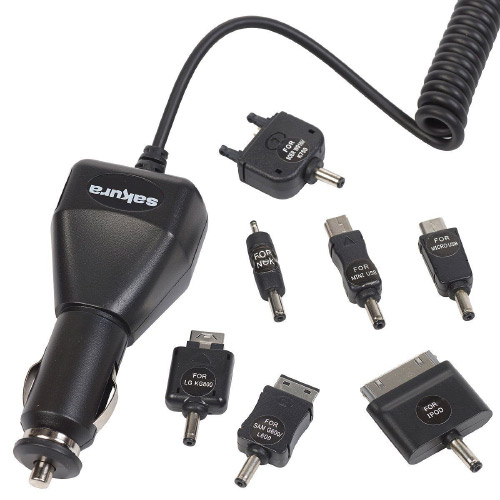 Auto Choice Direct - Clearance - Sakura Universal 12V Mobile Phone Charger - Car Accessories UK