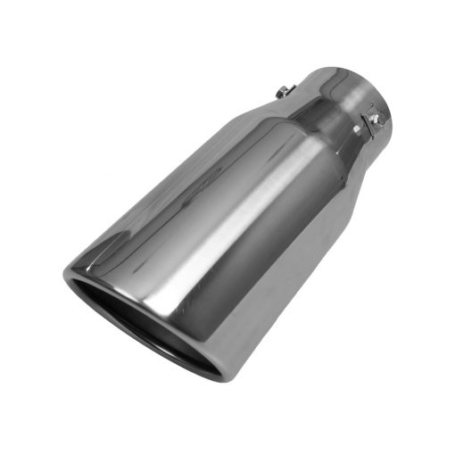 Auto Choice Direct - Exhaust Tips - Long Rolled Slash Cut Exhaust Tip - Car Accessories UK