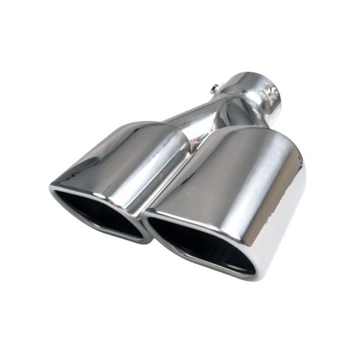 Auto Choice Direct - Exhaust Tips - Twin Rectangular Exhaust Tip - Car Accessories UK