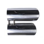 Auto Choice Double Circular Rolled Exhaust Tips – PM-302