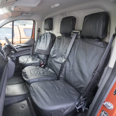 Auto Choice Direct - Premium Series - Ford Transit Custom Leather Look Seat Covers - Car Accessories UK
