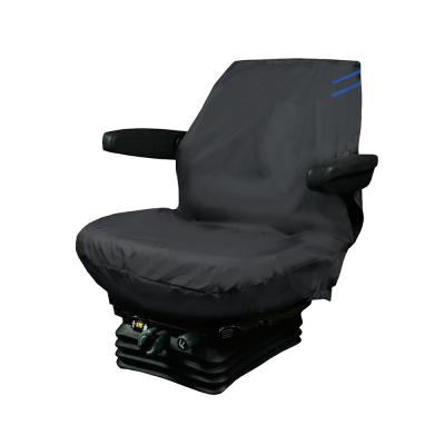Auto Choice Direct - Premium Series - Tractor Seat Cover - Blue Detailing - Car Accessories UK