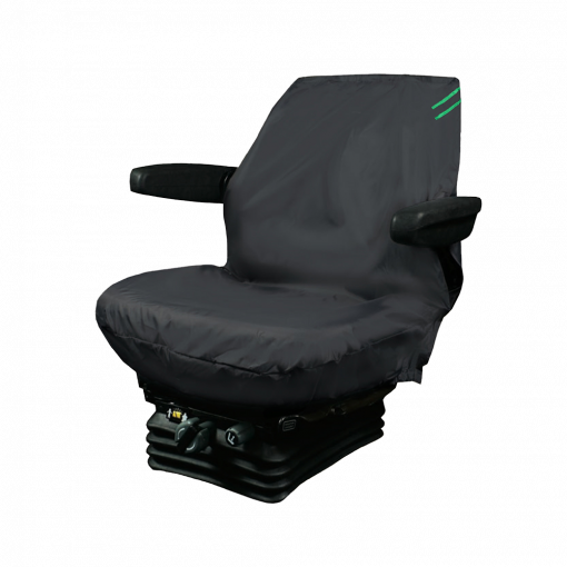 Auto Choice Direct - Premium Series - Tractor Seat Cover - Green Detailing - Car Accessories UK