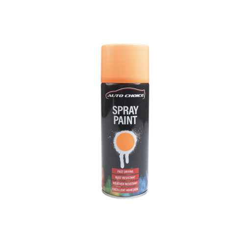 Auto Choice Direct - Fluorescent Orange Spray Paint - Car Accessories UK