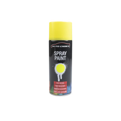 Auto Choice Direct - Fluorescent Yellow Spray Paint - Car Accessories UK