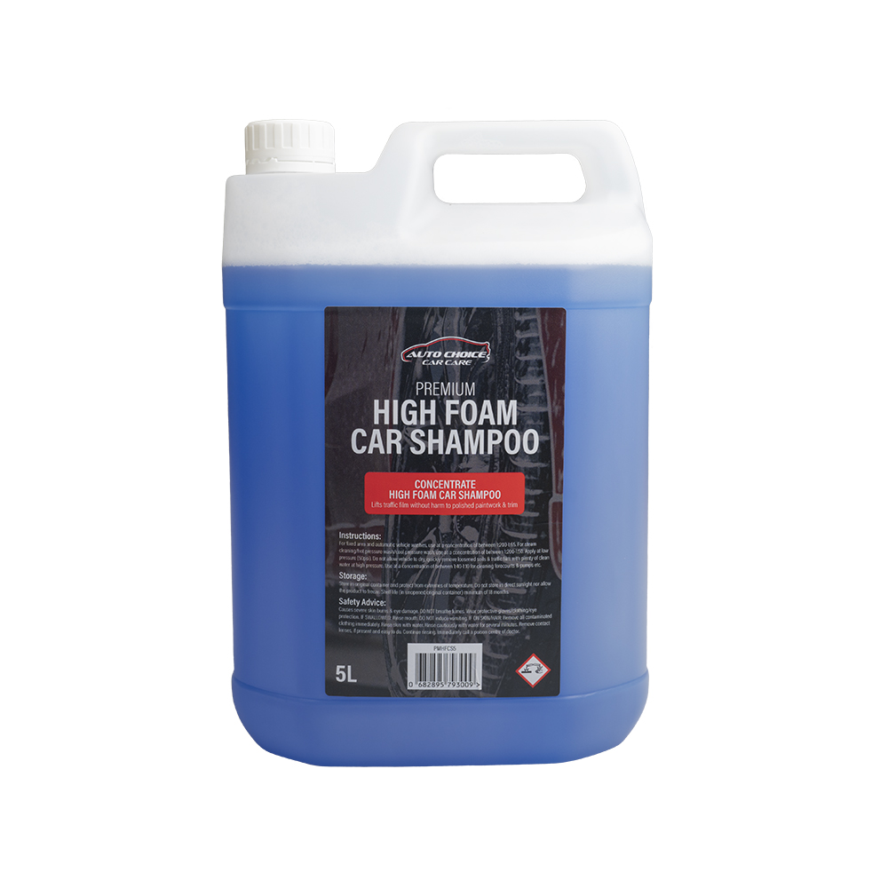 Auto Choice Direct - Cleaning Chemicals - Premium 5L High Foam Car Shampoo - Car Accessories UK