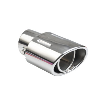 Auto Choice Direct - Exhaust Tips - Oval Angled Rolled Exhaust Tip - Car Accessories UK