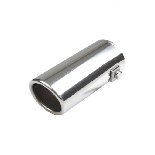 Auto Choice Direct - Exhaust Tips - Oval Rolled Slash Cut Exhaust Tip - Car Accessories UK