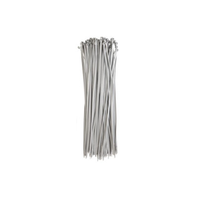 Auto Choice Direct - Cable Ties - 370mm x 4.8mm Silver Cable Ties (Pack of 100) - Car Accessories UK